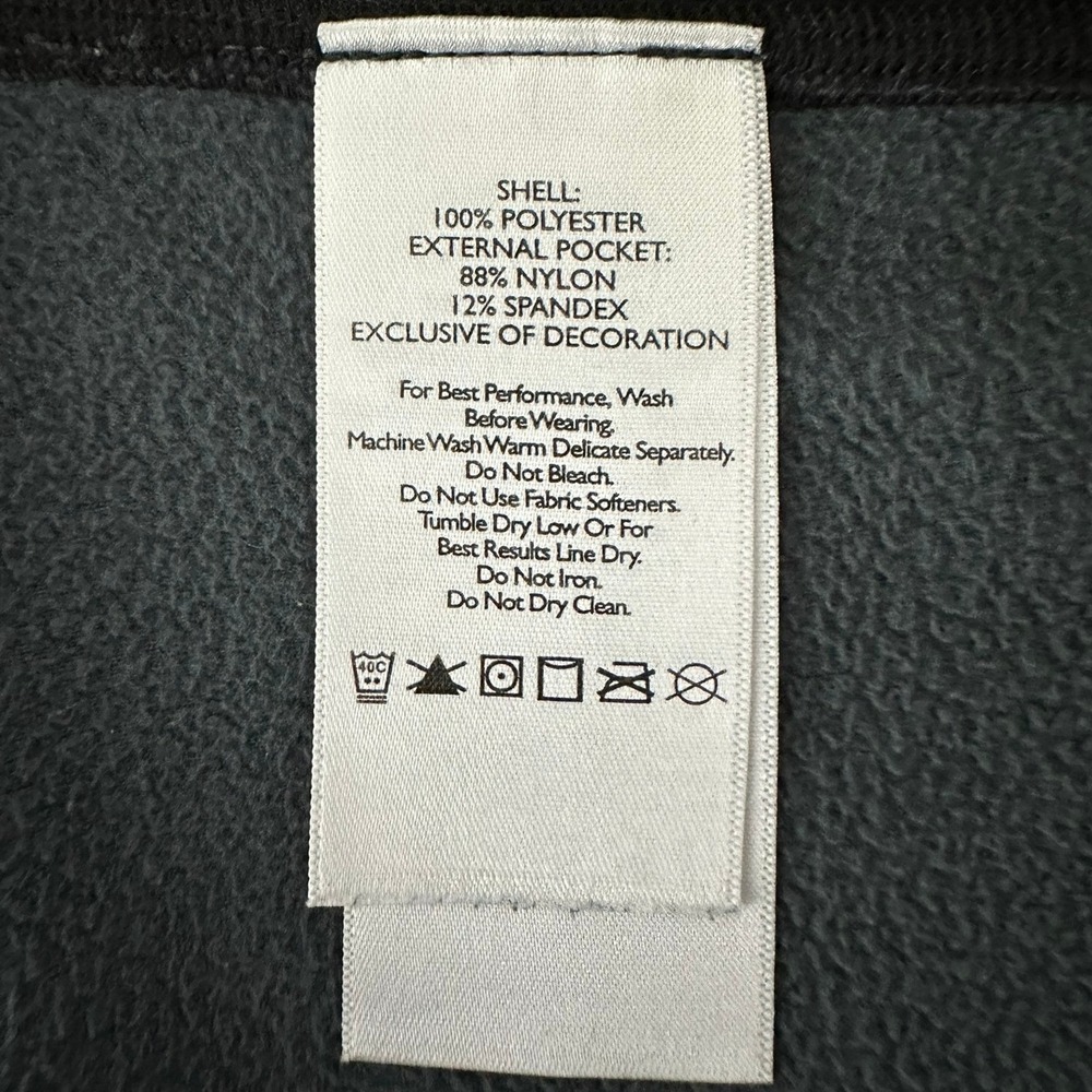 Eddie Bauer First Ascent Fleece Jacket S Gray Full Zip Gorpcore Hiking Outdoor - Picture 6 of 9
